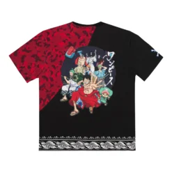 One Piece Straw Hat Crew Camo Split Tee -Atsuko Sale Store TSM664CONP 003