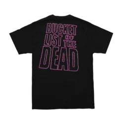 Bucket List Of The Dead Black Tee -Atsuko Sale Store TSM689UZOM 2
