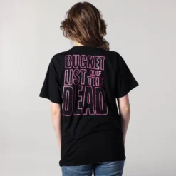 Bucket List Of The Dead Black Tee -Atsuko Sale Store TSM689UZOM ecomm 4