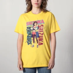 Shizuka Mikazuki Yellow Tee -Atsuko Sale Store TSM689XZOM ecomm 3