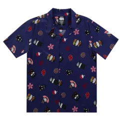 Hello Kitty X Naruto Character Button-Down Shirt