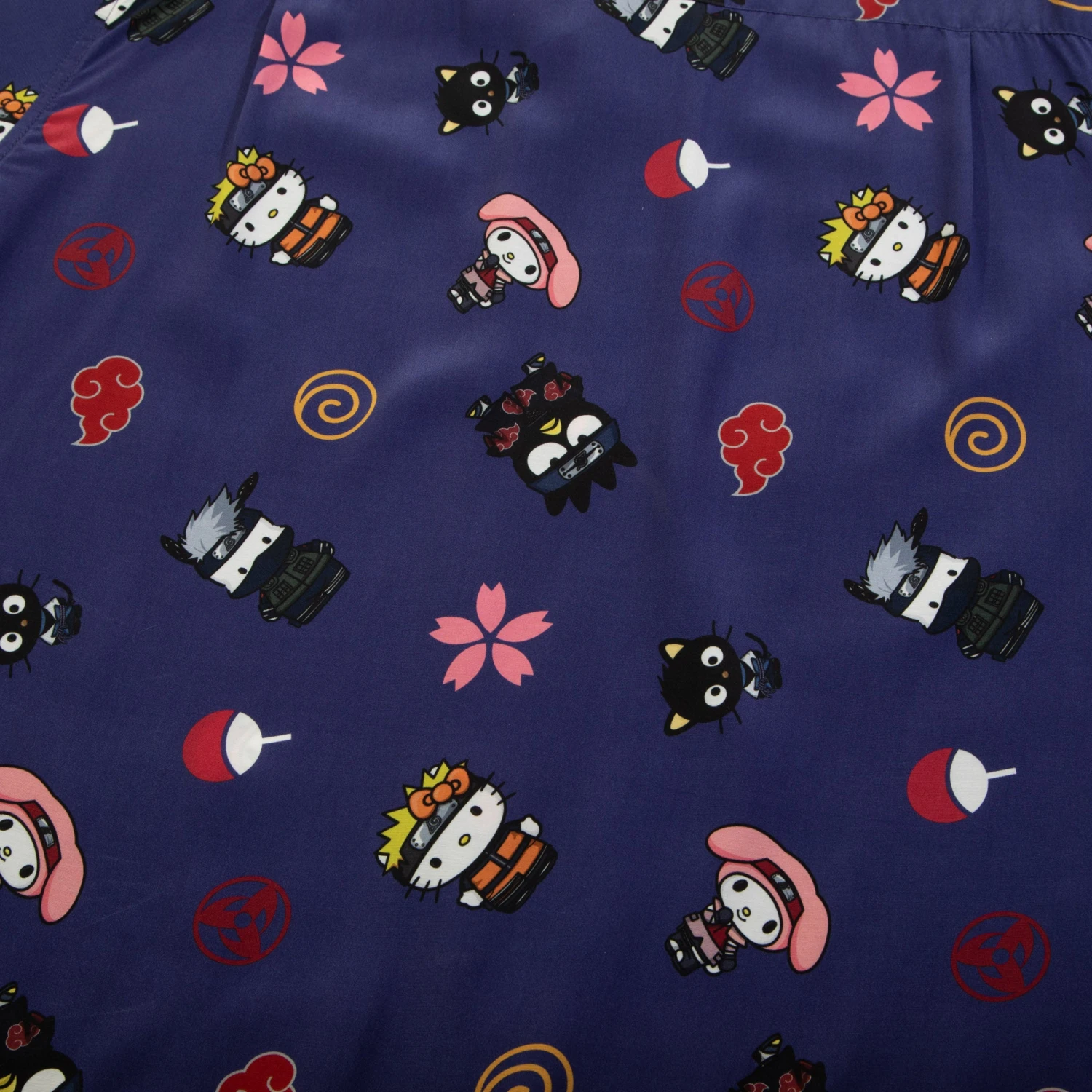 Hello Kitty X Naruto Character Button-Down Shirt 6 Hello Kitty X Naruto Character Button-Down Shirt - Image 4