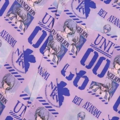 Eva Unit-00 Purple Button-Down Shirt -Atsuko Sale Store WVM02VNNGE 4