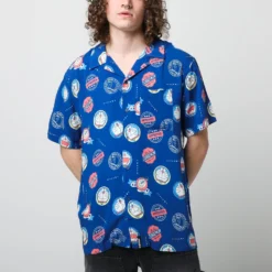 Doraemon Button-Down Shirt 11 Doraemon Button-Down Shirt -Atsuko Sale Store WVM1984DMN ecomm 3