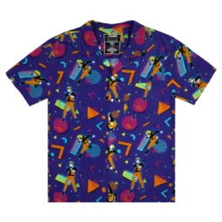 Retro Naruto Button-Down Shirt