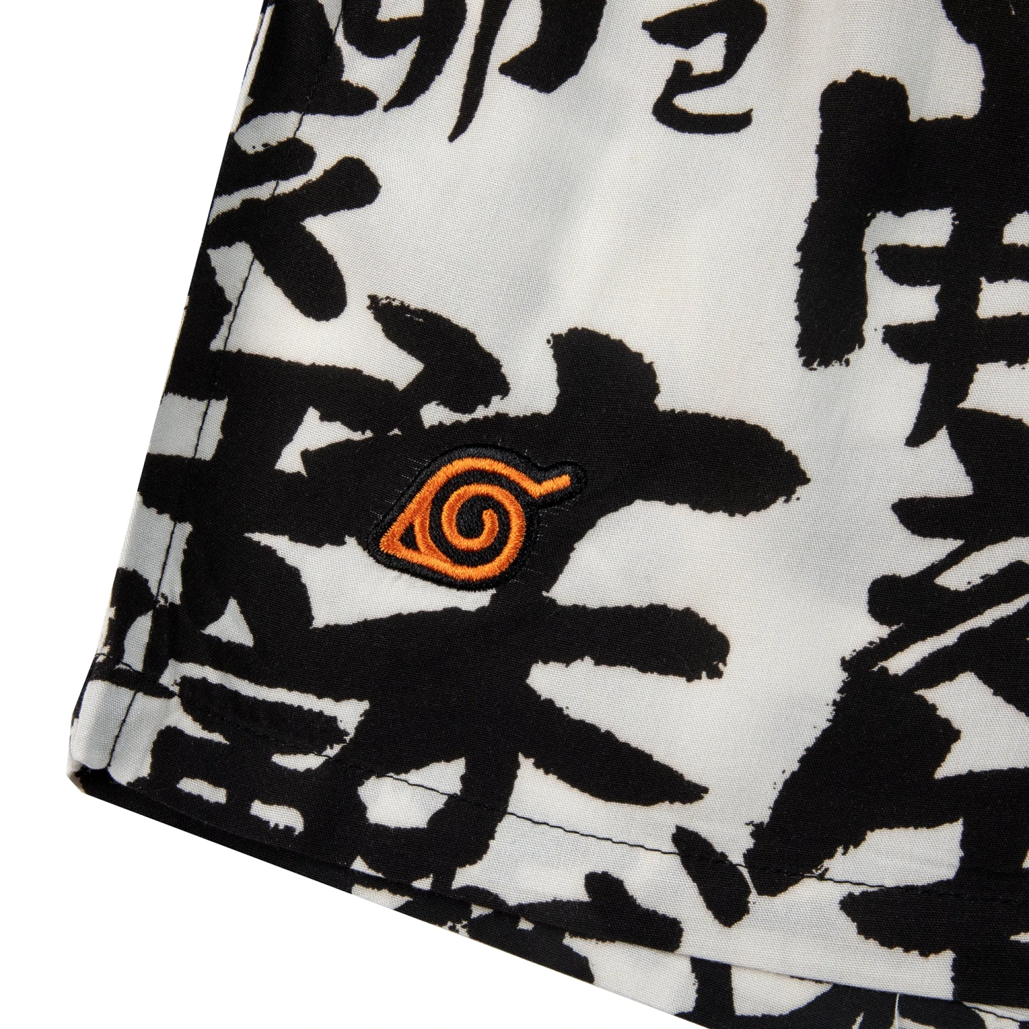 Naruto Allover Black & White Print Short 5 Naruto Allover Black & White Print Short - Image 3