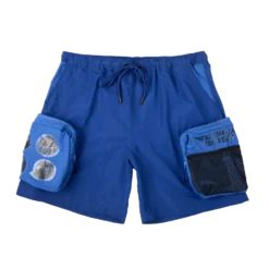 You’re Gonna Carry That Weight Blue Cargo Shorts -Atsuko Sale Store ZJA5LUTCBP 1