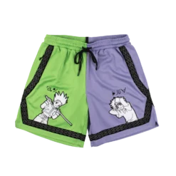 Gon And Killua Split Basketball Shorts -Atsuko Sale Store ZJA5MEJHXH 1