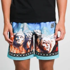 NARUTO Hokage Rock Basketball Shorts