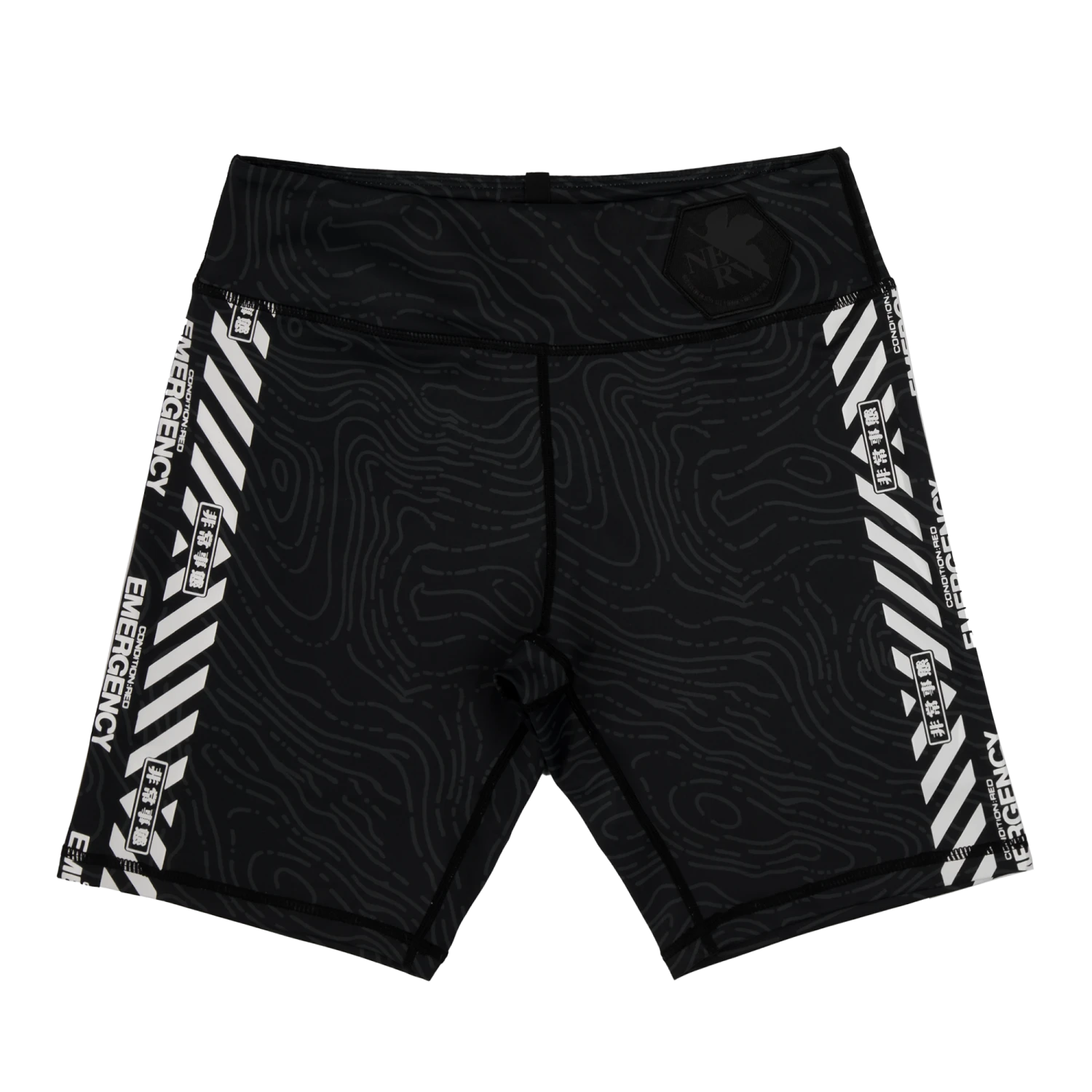 NERV Topography Print Women's Biker Shorts 6 NERV Topography Print Women's Biker Shorts - Image 4