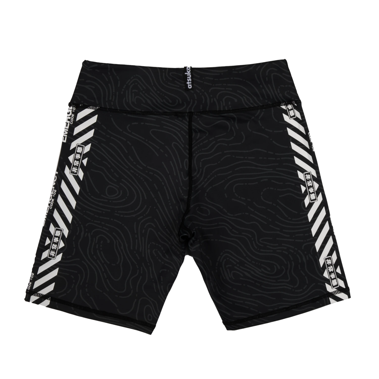 NERV Topography Print Women's Biker Shorts 7 NERV Topography Print Women's Biker Shorts - Image 5