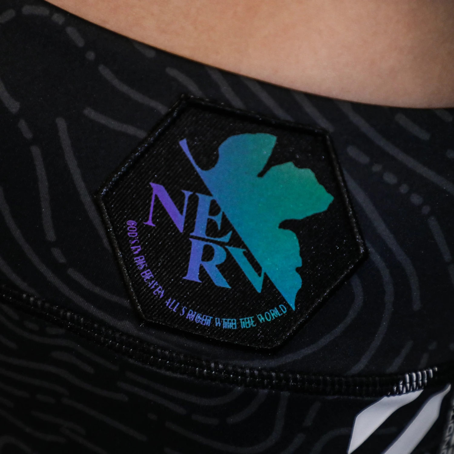 NERV Topography Print Women's Biker Shorts 5 NERV Topography Print Women's Biker Shorts - Image 3