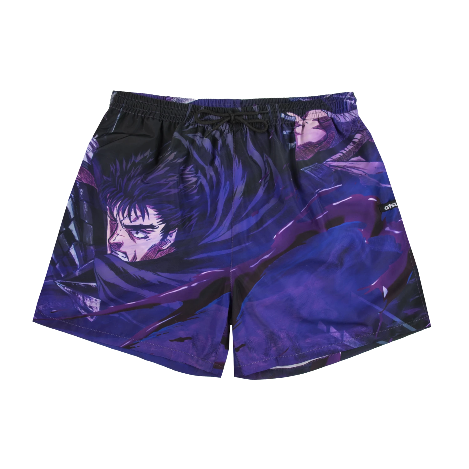 Guts Big Print Violet Shorts 3 Guts Big Print Violet Shorts
