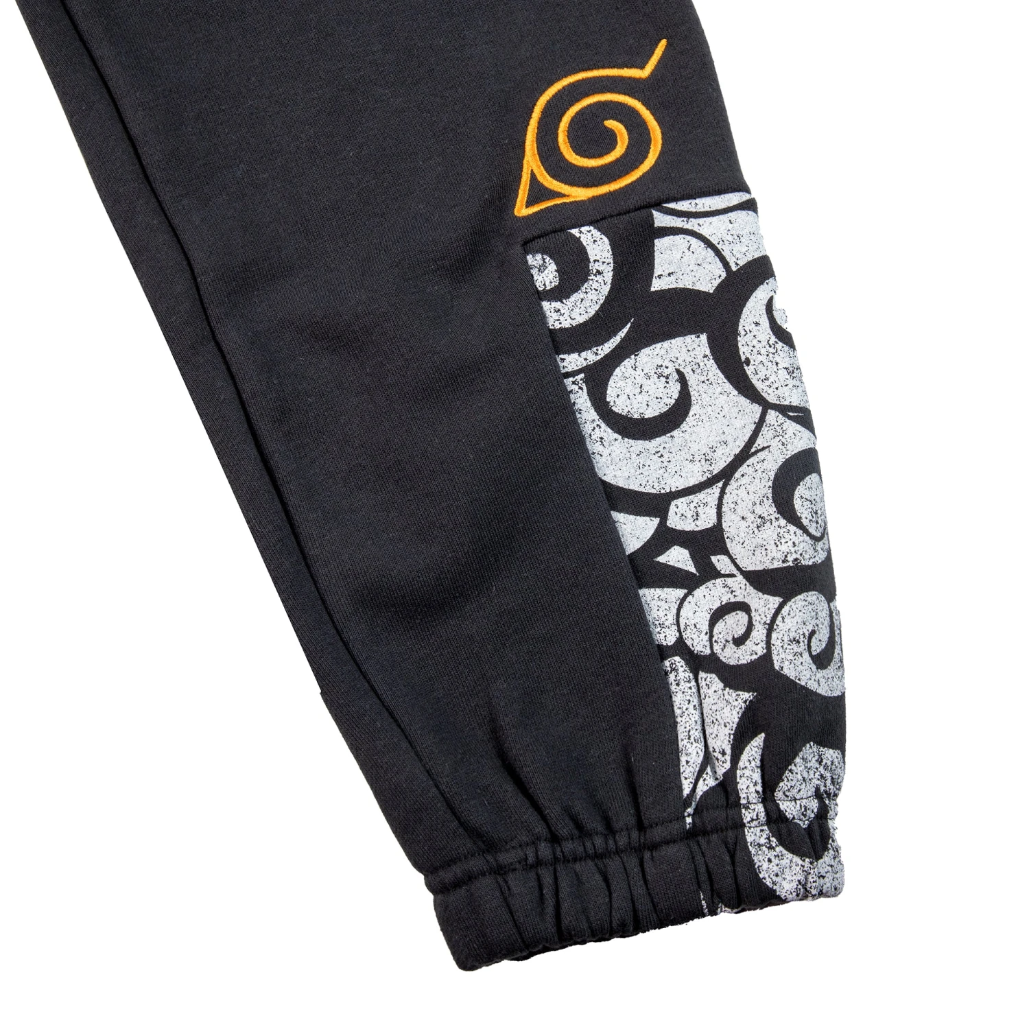Naruto Black Cargo Sweatpants 7 Naruto Black Cargo Sweatpants - Image 5