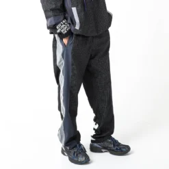 NERV Iridescent Reflective Black Joggers