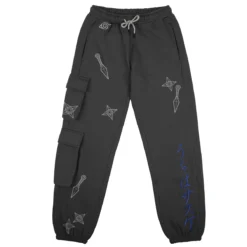 Naruto Grey Cargo Sweatpants -Atsuko Sale Store ZTA62KWNAR 01