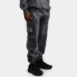 Naruto Grey Cargo Sweatpants -Atsuko Sale Store ZTA62KWNAR ecomm ANTHONYLARGE 2