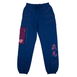 Yu Yu Hakusho Blue Cargo Sweatpants -Atsuko Sale Store ZTA62MUYYH 01