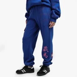 Yu Yu Hakusho Blue Cargo Sweatpants -Atsuko Sale Store ZTA62MUYYH ecomm LUNASMALL 3