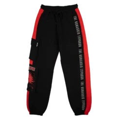 Trigun Black Cargo Sweatpants -Atsuko Sale Store ZTA62UBTRI 01