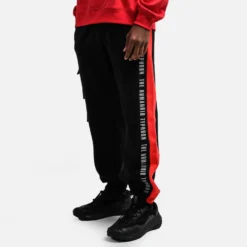 Trigun Black Cargo Sweatpants -Atsuko Sale Store ZTA62UBTRI ecomm ANTHONYLARGE 3