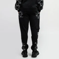 BLEACH Black Cargo Sweatpant -Atsuko Sale Store ZTA62YPBLC ecomm LUNASMALL