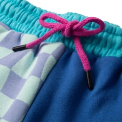 Killua Blue Split Checkered Sweatpants -Atsuko Sale Store ZTM59Z7HXH 2 1