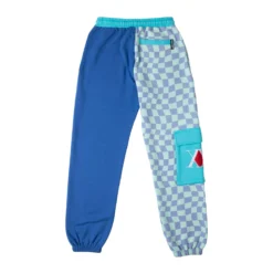 Killua Blue Split Checkered Sweatpants -Atsuko Sale Store ZTM59Z7HXH 6 1