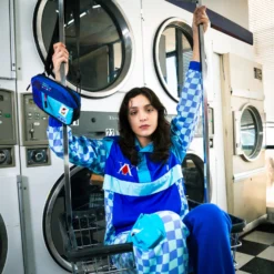 Killua Blue Checkered Anorak -Atsuko Sale Store hxh square08