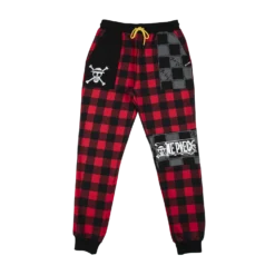 One Piece Straw Hat Pirates Patchwork Joggers