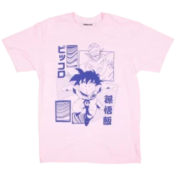 Gohan And Piccolo Pink Tee